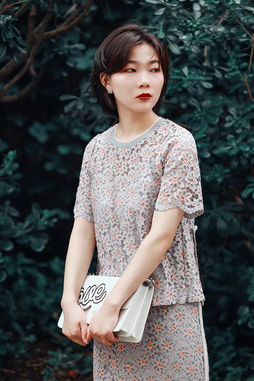 【SM】【水深蕾丝半裙】臣禾【织带拼接】半身裙9201031247【奥莱】 商品图4