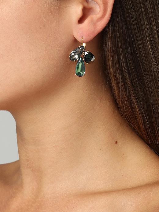 北京仓｜Dyrberg Kern-Aubin-绿色 耳环［丹麦设计师］ 商品图1