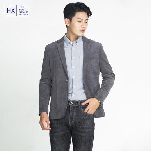 【商务休闲】HX 四季长袖西服上衣Y111130003101 商品图0
