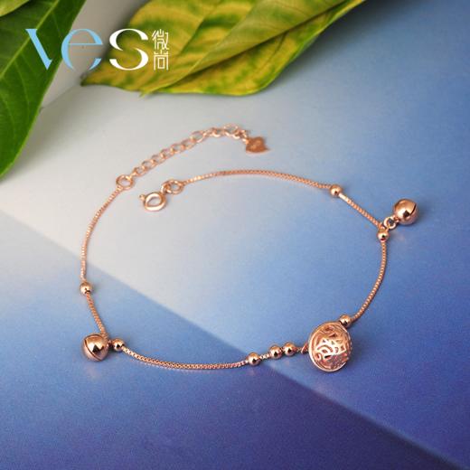 宫铃铃铛古风银925脚链 商品图0