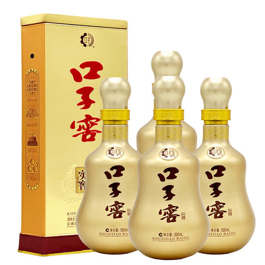 【推荐】口子窖 十年 50度 500ml x4 整箱装 商品图0