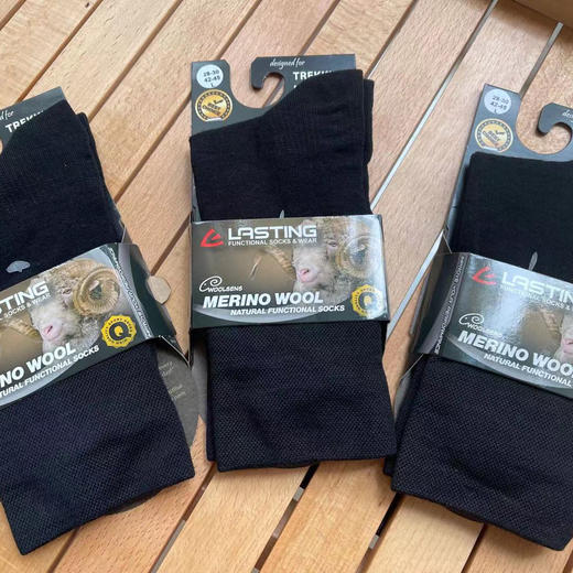 捷克Lasting FWL黑色中筒舒丝美利奴 商品图1