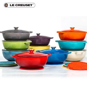 【家居】酷彩 LE CREUSET 22厘米深烧锅