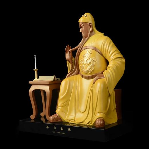 宇达青铜全铜摆件《全部春秋》彩绘 铜工艺品 关公 家居装饰摆件 商品图3