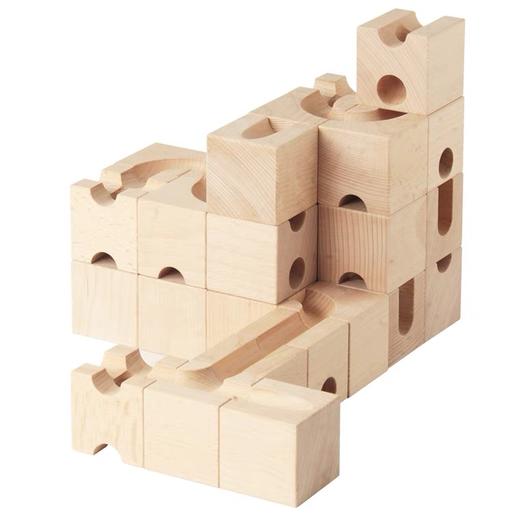 惟木匠心 立体轨道木制积木 商品图4