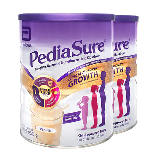 YYLG 澳洲 PediaSure 小安素奶粉850g 草莓味/香草味 商品图0