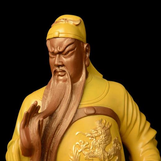 宇达青铜全铜摆件《全部春秋》彩绘 铜工艺品 关公 家居装饰摆件 商品图4