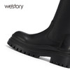 westory2021秋季新品英伦风厚底长靴时尚潮流瘦瘦靴W21DQ80801 商品缩略图1