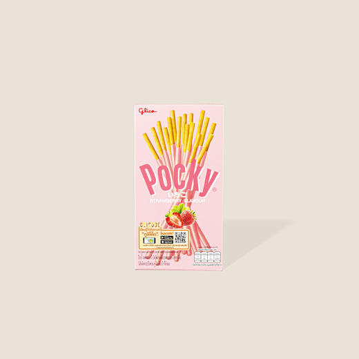 格力高草莓味涂层饼干 47g 商品图0