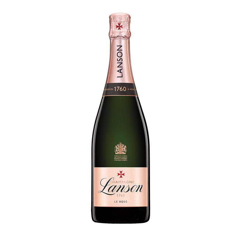 兰颂桃红天然型香槟起泡葡萄酒 lanson le rose brut 750ml