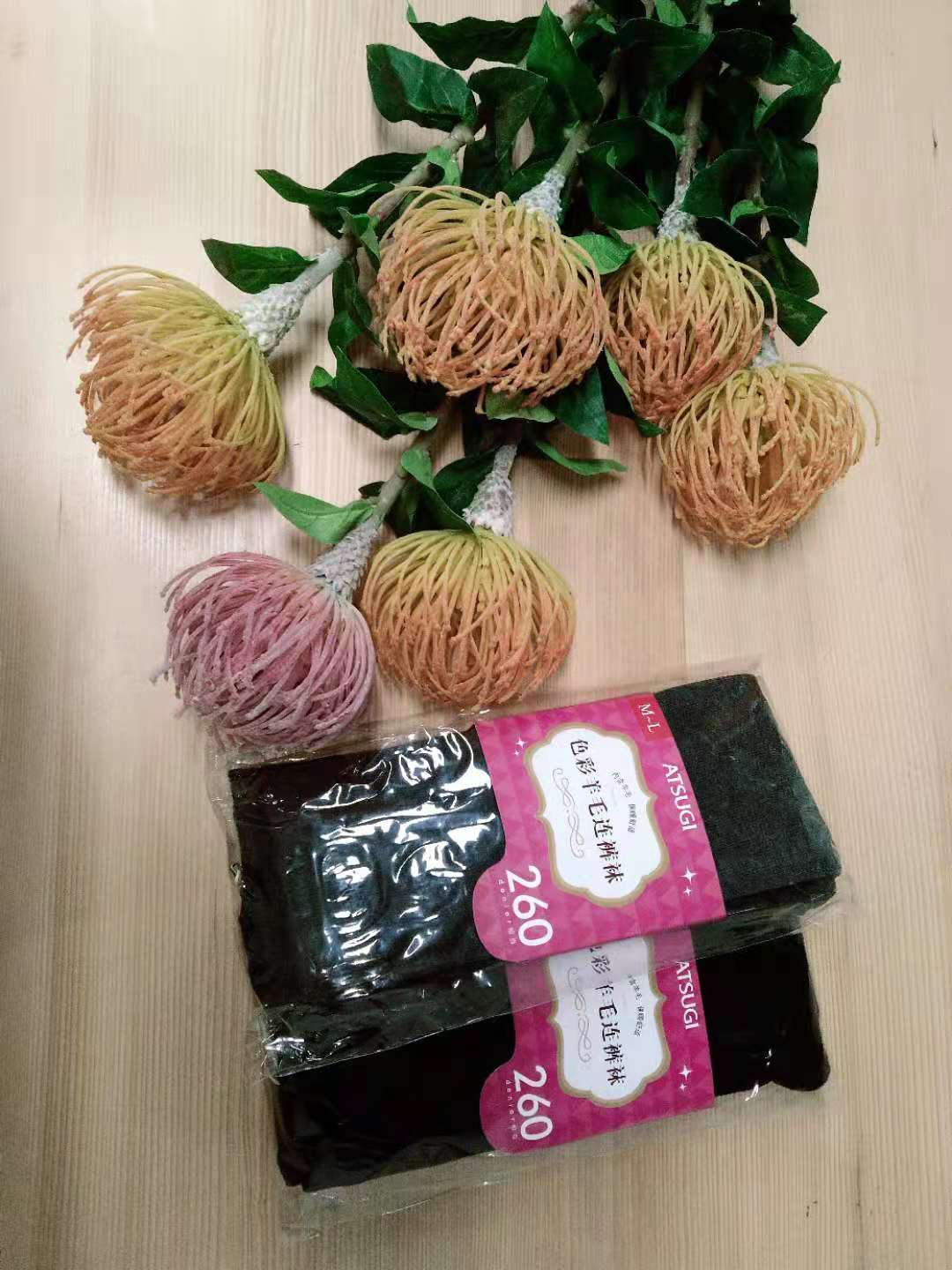 郡是guzne进口吸湿发热连裤袜两双装110d 厚木260d羊毛连裤袜 厚木350d高弹小黑裤踩脚袜