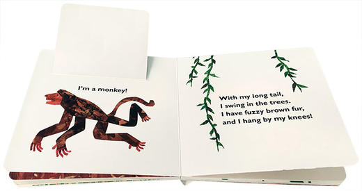 艾瑞卡尔新作 英文原版 My First Peek a Boo Animals 儿童英语启蒙纸板翻翻书 躲猫猫的动物书 英文版进口原版书籍 商品图1