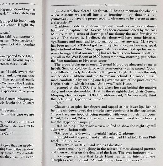 【中商原版】海伯利安的陨落 英文原版 The Fall of Hyperion 商品图7