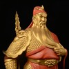 宇达青铜全铜摆件《关公》彩绘 铜工艺品 关公 家居装饰摆件 商品缩略图4