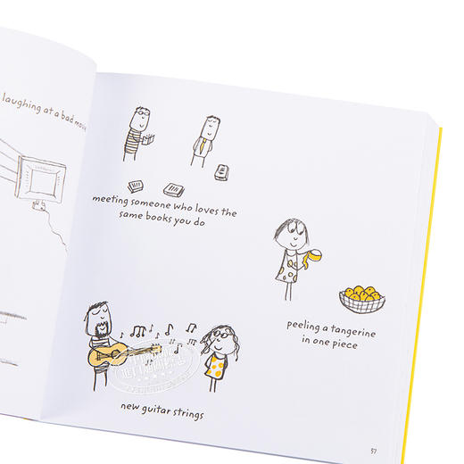 幸福是,500件关于快乐的小小事 英文原版 Happiness is . . .: 500 Things to be Happy About Lisa Swerling Ralph Lazar 商品图3