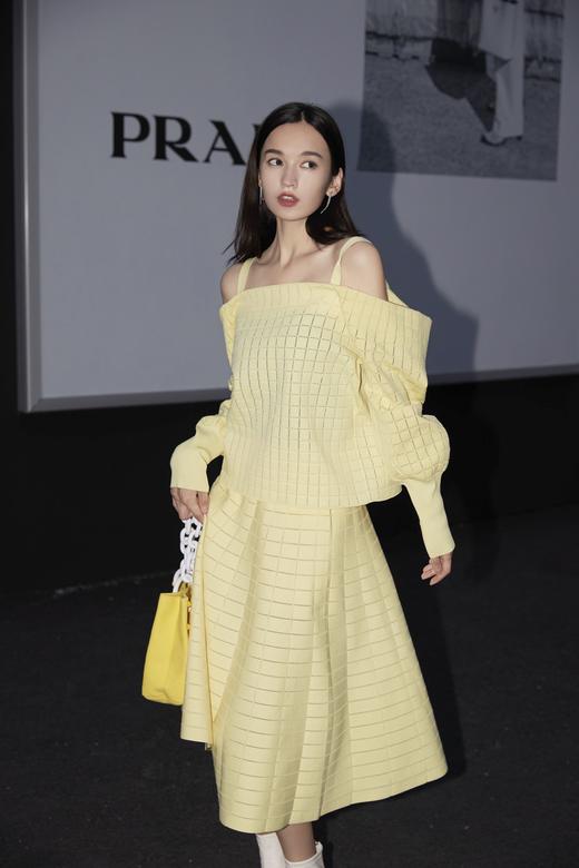 宽松一字肩针织衫 商品图2