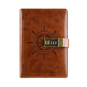 卡杰B6水手密码本CB6J9332复古日记本创意手帐记事本小学生魔法书网红文艺精致文具