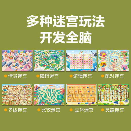 恐龙益智大迷宫(全4册) 商品图2