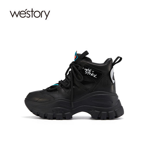 westory2021秋季新款厚底炸街老爹鞋ins潮时尚休闲鞋W21DS81341 商品图1