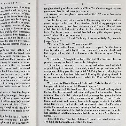 【中商原版】海伯利安的陨落 英文原版 The Fall of Hyperion 商品图5