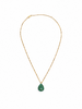北京仓｜Dyrberg Kern-Bailey-绿色 水滴形 项链［丹麦设计师］ 商品缩略图1