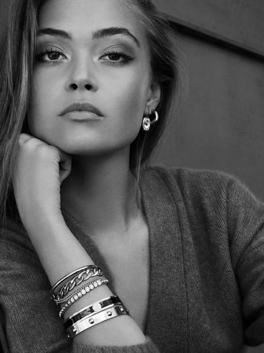 北京仓｜Dyrberg Kern-Tracy-白色 耳环［丹麦设计师］ 商品图1