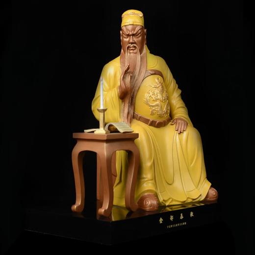 宇达青铜全铜摆件《全部春秋》彩绘 铜工艺品 关公 家居装饰摆件 商品图2