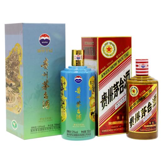 贵州茅台酒 53度茅台旧金山纪念日 酱香型高度白酒 700ml+500ml组合装 商品图0
