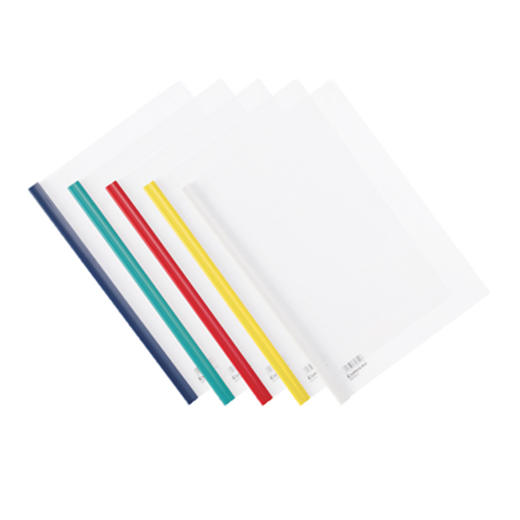 齐心 Q310-1-X 超省钱 报告夹 A4 抽杆式 30张 蓝 商品图0