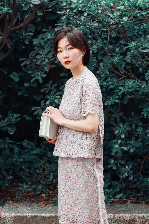 【SM】【水深蕾丝半裙】臣禾【织带拼接】半身裙9201031247【奥莱】 商品图5