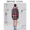 BronzeLucia MYWTD002 原创设计粉色羊毛毛衣宽松外套针织开衫女 商品缩略图2