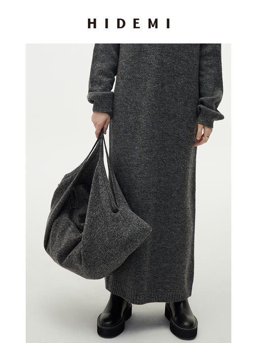 HIDEMI 芝麻点点多用羊毛设计感行囊系列大号 商品图3