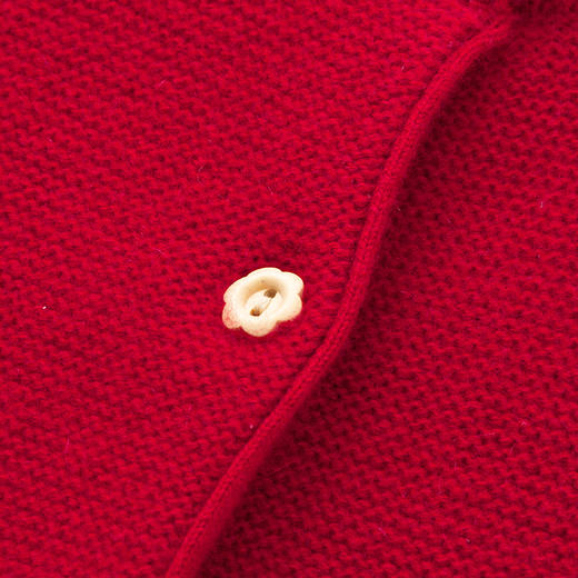 【童装绞花羊绒针织开衫】羊绒世家童装女宝100%羊绒开衫加厚保暖绞花毛衣 商品图6