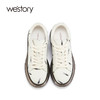 westory2021秋季潮趣厚底时尚休闲新款女鞋羽毛设计S21CM73741 商品缩略图0