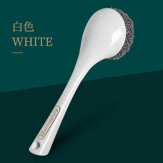【钢丝球】新品钢丝球锅刷厨房长柄清洁刷不沾油去污刷洗碗刷刷锅碗清洁刷 商品图5