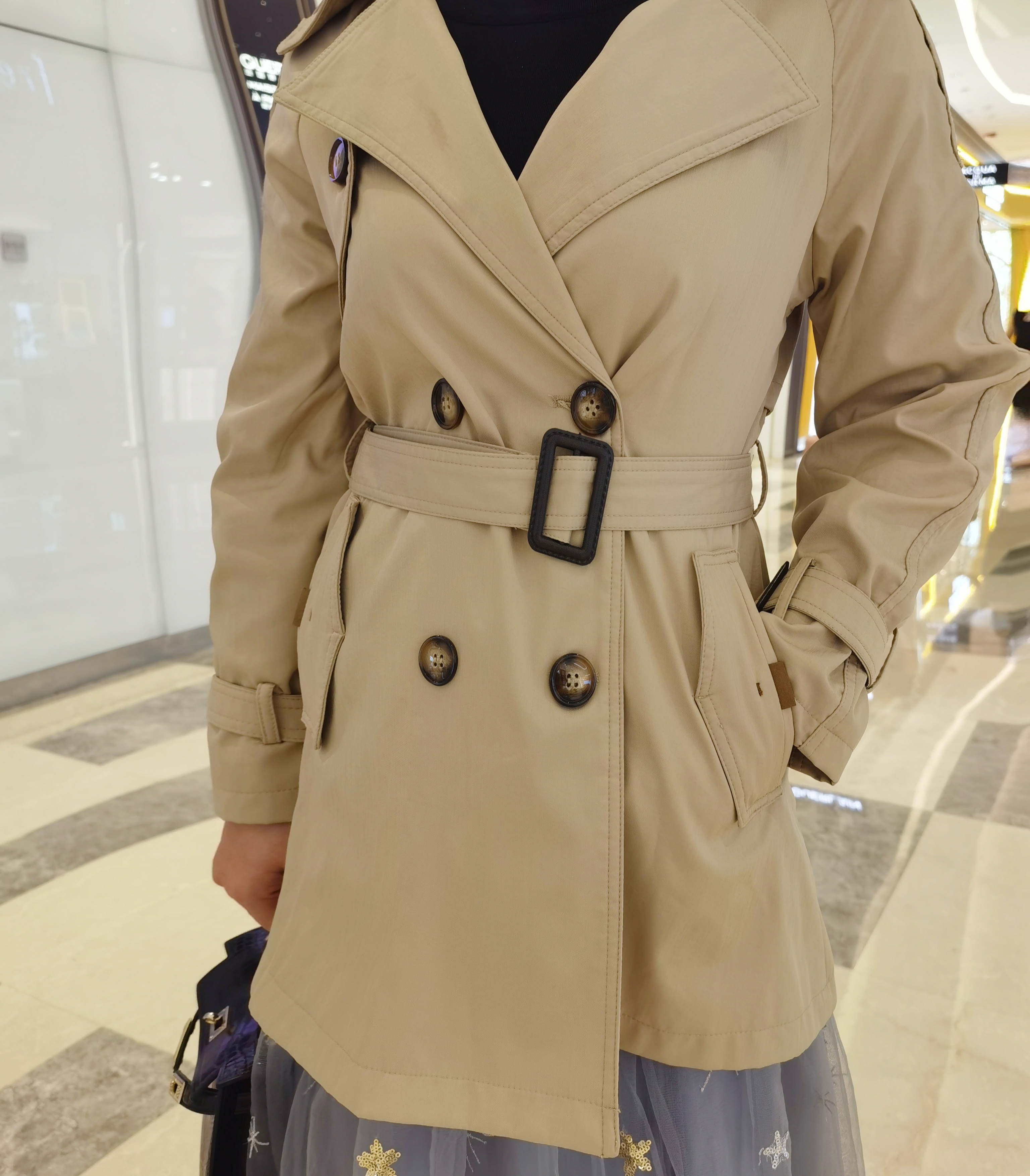 华伦天奴奥兰迪风衣 短款[品牌直发]