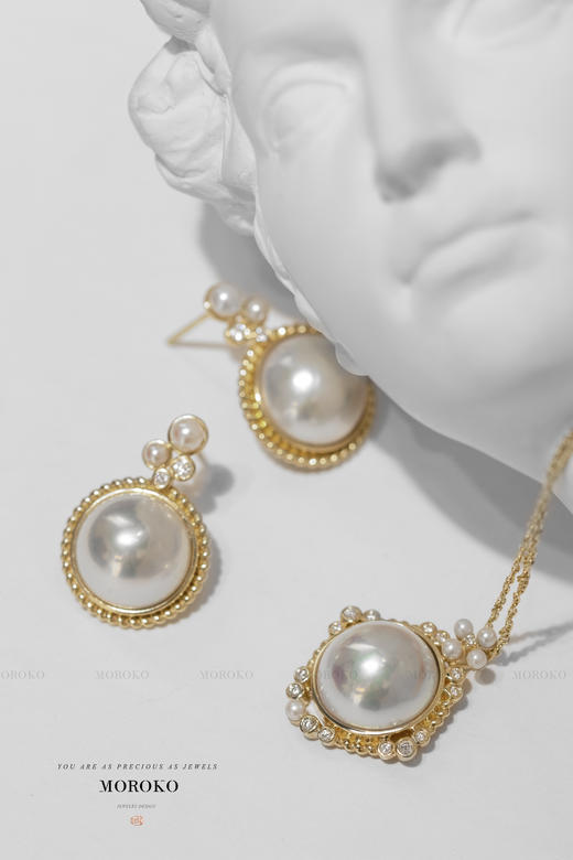 晨曦青云 | 马贝项链 商品图6