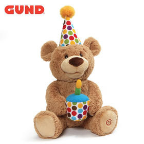 GUND 毛绒玩具泰迪熊公仔  声动毛绒玩偶DZ