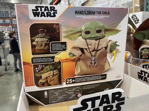 高科技💥超火🔥超萌🐶超逼真‼️美国孩之宝《星球大战》系列尤达宝宝仿真玩具 商品图2