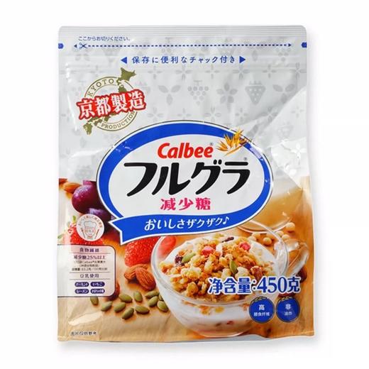 日本卡乐比减少糖水果麦片50g干吃速食早餐麦片开袋即食 商品图0