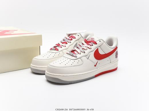 耐克Nike Air Force 1'07 Low米银红多伦多猛龙队城市限定低帮空军一号休闲板鞋CH2608-216 商品图8