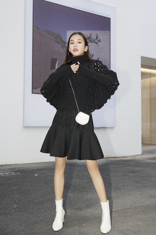 骨架蝙蝠针织衫 商品图3