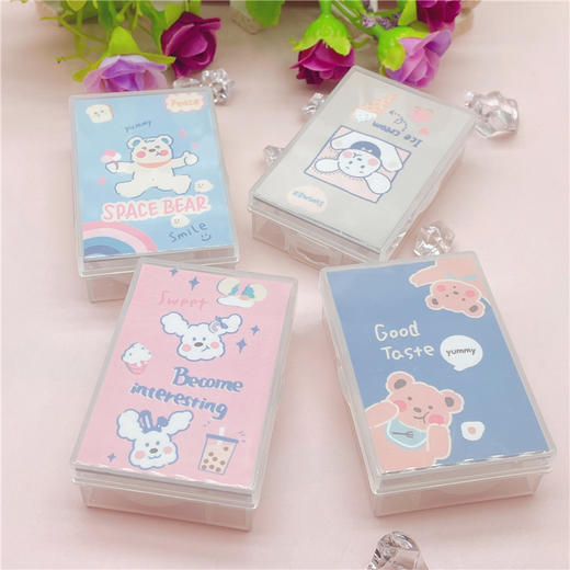 卡通可爱隐形眼镜盒美瞳盒伴侣盒A7/A8 商品图0