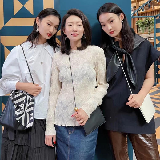 HIDEMI 简约设计感羊毛马甲/分体环保皮连帽 商品图1