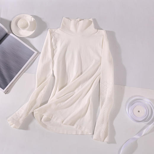 气质简约打底衫针织冰丝韩版山羊绒柔软舒适大方大方巨好看超好看 商品图0