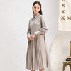 famecoco范可儿长袖连衣裙秋冬小香风法式衬衫裙F218FA012 商品缩略图2