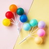 塑料多彩气球插件 彩色塑料彩球串 淡彩气球串 烘焙蛋糕装饰插件 商品缩略图1