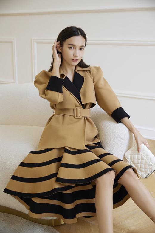 条纹法式针织半裙 商品图4