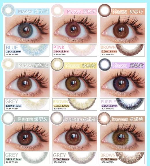 Patit Avril日抛，88/盒,168/两盒，328/四盒,628/八盒，如需佩戴工具请备注哦！ 商品图2