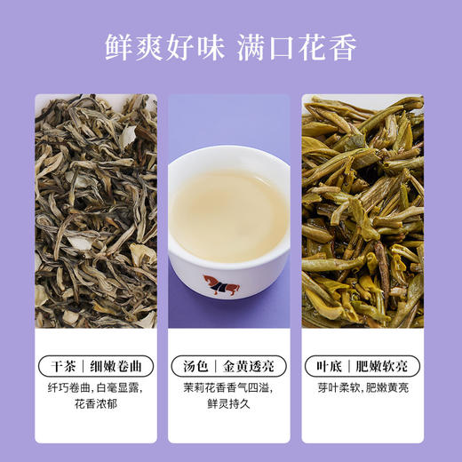 八马茶业丨百福系列茉莉花茶大罐装160g 商品图4